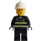 LEGO Brandweerman Bob met Uniform en Wit Helm Minifiguur