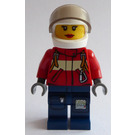 LEGO Strażak Kobieta Pilot Minifigurka