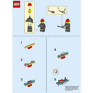 LEGO Firefighter Foil Pack Set 952002 Instructions