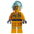 LEGO Firefighter Pilot with Moustache Minifigure