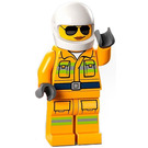 LEGO Feuerwehrmann Pilot mit Sonnenbrille Minifigur