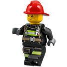 LEGO Brandman - Röd Hjälm Minifigur