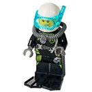 LEGO Feuerwehrmann Tauchgerät Diver Minifigur