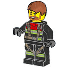 LEGO Feuerwehrmann mit Bart Minifigur