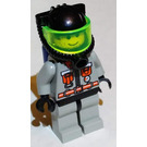 LEGO Brandweerman met Zwart Breathing Helm en Blauw Lucht Tanks Minifiguur