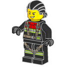 LEGO Feuerwehrmann mit Schwarz Haar Minifigur