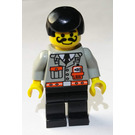 LEGO Pompiere con Nero Liscio Capelli Minifigure