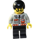 LEGO Firefighter with Black Smooth Hair Minifigure
