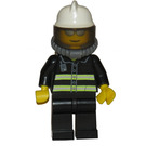 LEGO Firefighter with mirrored glasses air tanks and white helmet Minifigure