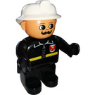 LEGO Firefighter with Moustache Duplo Figure