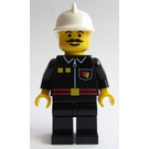 LEGO Firefighter with Moustache Minifigure