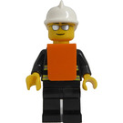 LEGO Brandmand med Sikkerhedsvest Minifigur uden klistermærke