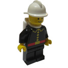 LEGO Firefighter met Wit Brand Helm en Wit airtanks minifiguur
