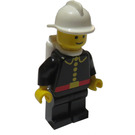 LEGO Bombero con Blanco Casco de bombero y Blanco airtanks Minifigura