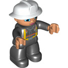 LEGO Firefighter with White Helmet Duplo Figure