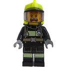 LEGO Brandweerman Clemmons met Geel Helm Minifiguur