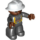LEGO Fireman Frank Duplo Figure with brown hands