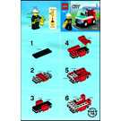 LEGO Fireman's Car Set 30001 Instructions