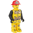 LEGO Fireman with 07 on Helmet Minifigure