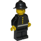 LEGO Fireman with Black Helmet and Torso Sticker Minifigure