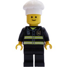 LEGO Feuerwehrmann mit Chef's Hut Minifigur