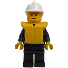 LEGO Fireman avec Gilet de sauvetage Figurine