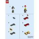 LEGO Fireman with quad bike Set 952009 Instructions