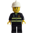 LEGO Fireman with Stubble Beard Minifigure