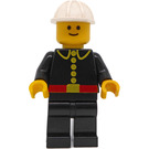 LEGO Fireman met Wit Bouw Helm minifiguur