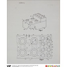 LEGO First Edition Page from French Patent Application for DUPLO Brick, 1968 (5005998)