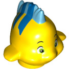 LEGO Vis met Blauw (Flounder) met kleine ogen (16032)