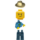 LEGO Fisherman with Dark Azure Hoodie Minifigure