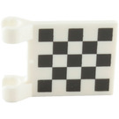 LEGO Flag 2 x 2 with Chequered without Flared Edge (2335)