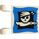 LEGO Flag 2 x 2 with Skull and Cutlass without Flared Edge (2335 / 48983)