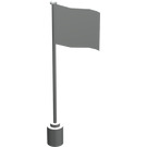 LEGO Flag on Flagpole without Bottom Lip (776)