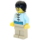 LEGO Flagbearer with Black Tousled Hair Minifigure