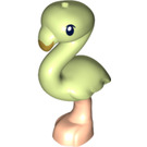 LEGO Flamingo with Flesh Legs and Gold Beak (67918 / 67919)