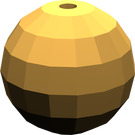 LEGO Flat Dark Gold Technic Bionicle Ball 16.5 mm (54821)