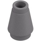 LEGO Flat Silver Cone 1 x 1 with Top Groove (28701 / 59900)