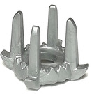 LEGO Flat Silver Crown with 4 Spikes (18165)