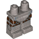 LEGO Flat Silver Cyborg Minifigure Hips and Legs (3815 / 66247)