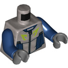 LEGO Effen Zilver Duke DeTain Minifig Torso (973 / 76382)