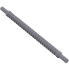 LEGO Flaches Silber Flexibel Gerippt Schlauch (10 Noppen) (27328)