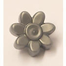 LEGO Flat Silver Flower with 7 Petals with Small Pin