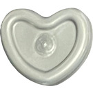 LEGO Flat Silver Heart with Pin