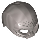 LEGO Flat Silver Helmet Mask with Lines on Forehead (19303 / 20279)