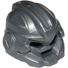 LEGO Flat Silver Hero Factory Minifig Robot Head (Helmet) (15351)