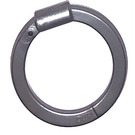 LEGO Flaches Silber Hoop mit Grip (35485)