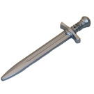 LEGO Flat Silver Long Sword with Round Pommel
