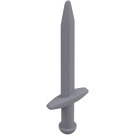 LEGO Flat Silver Long Sword with Thick Crossguard (18031)